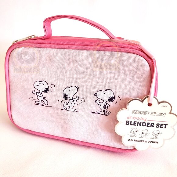 Brand NEW Peanuts X Celavi Snoopy Blender Set Personal Accessories Bag - Picture 2 of 2